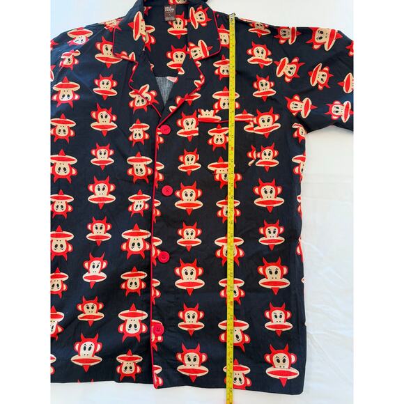 Paul Frank Vintage NWT Devil Julius Monkey Pajama Top Shirt Men's Sz L - Picture 6 of 6